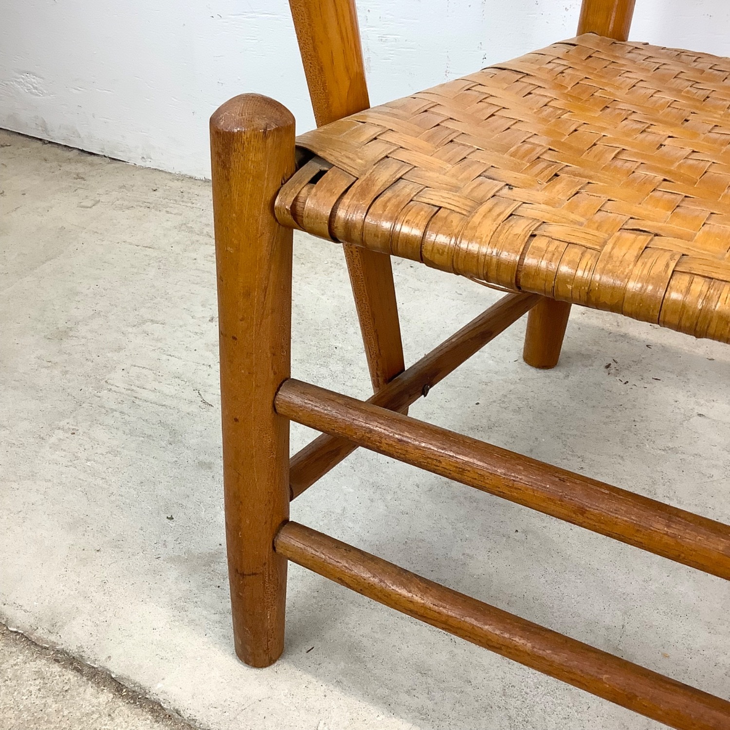 Vintage Woven Rattan Armchair - image-15