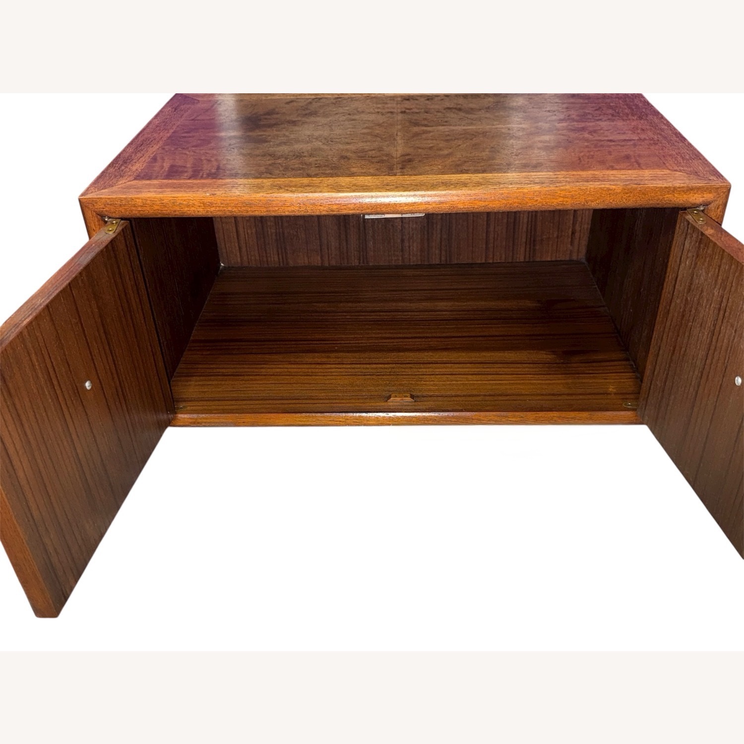 Stunning MCM Burl Wood Nightstand Asian-Inspired - image-7