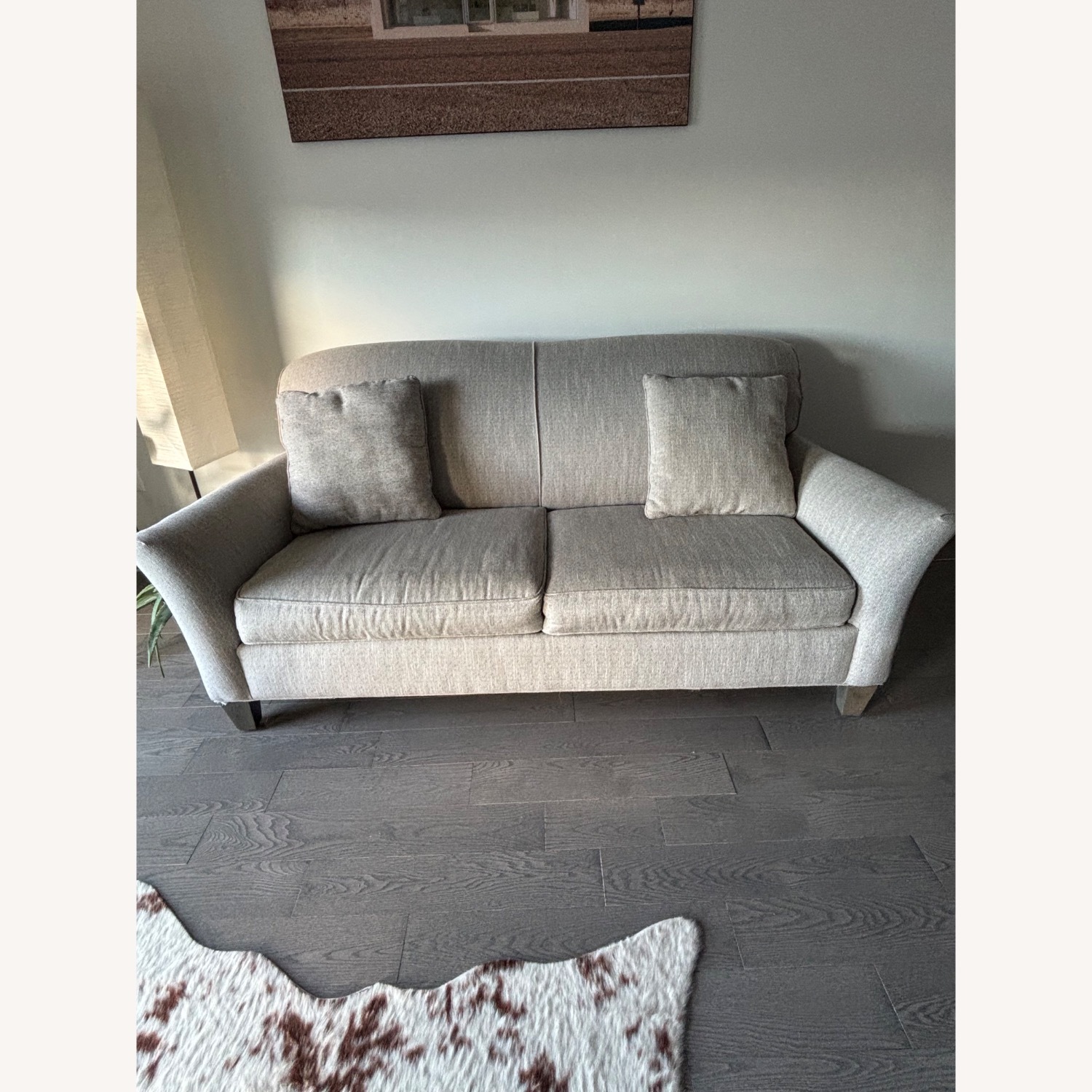 Rowe Grey Sleeper Sofa - image-3