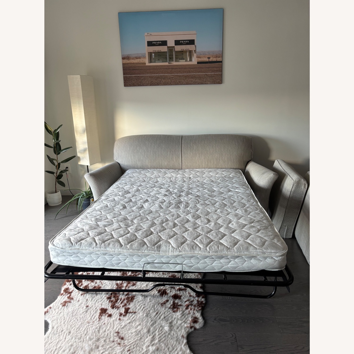 Rowe Grey Sleeper Sofa - image-4