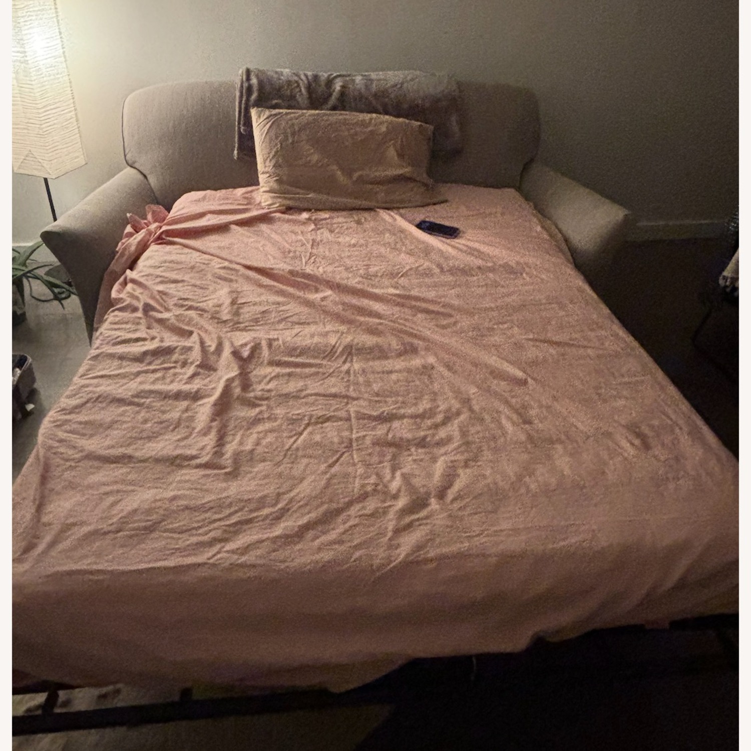 Rowe Grey Sleeper Sofa - image-1