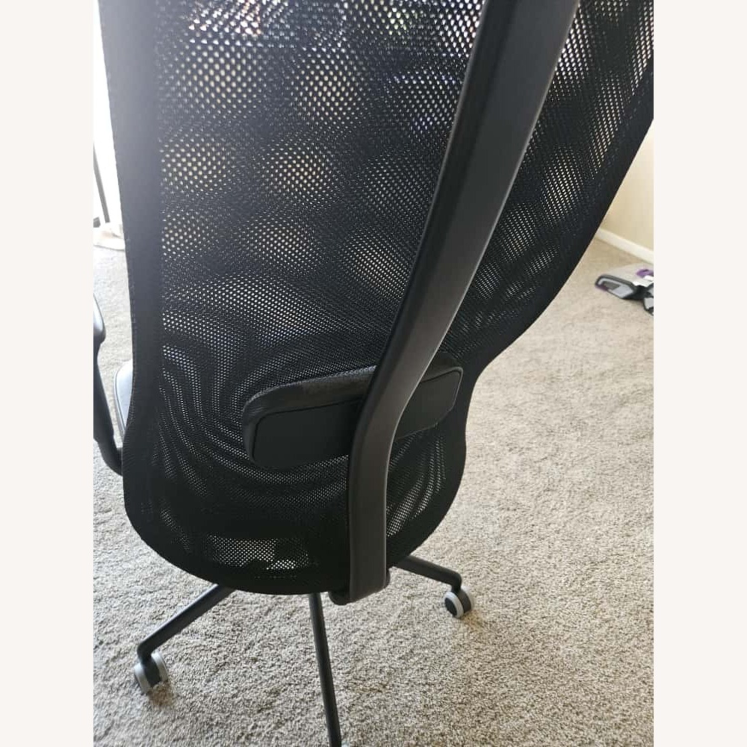 IKEA Järvfjället Black Leather Office Chair - image-6