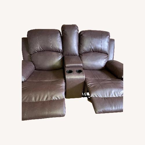 Used Dark Brown Loveseat for sale on AptDeco