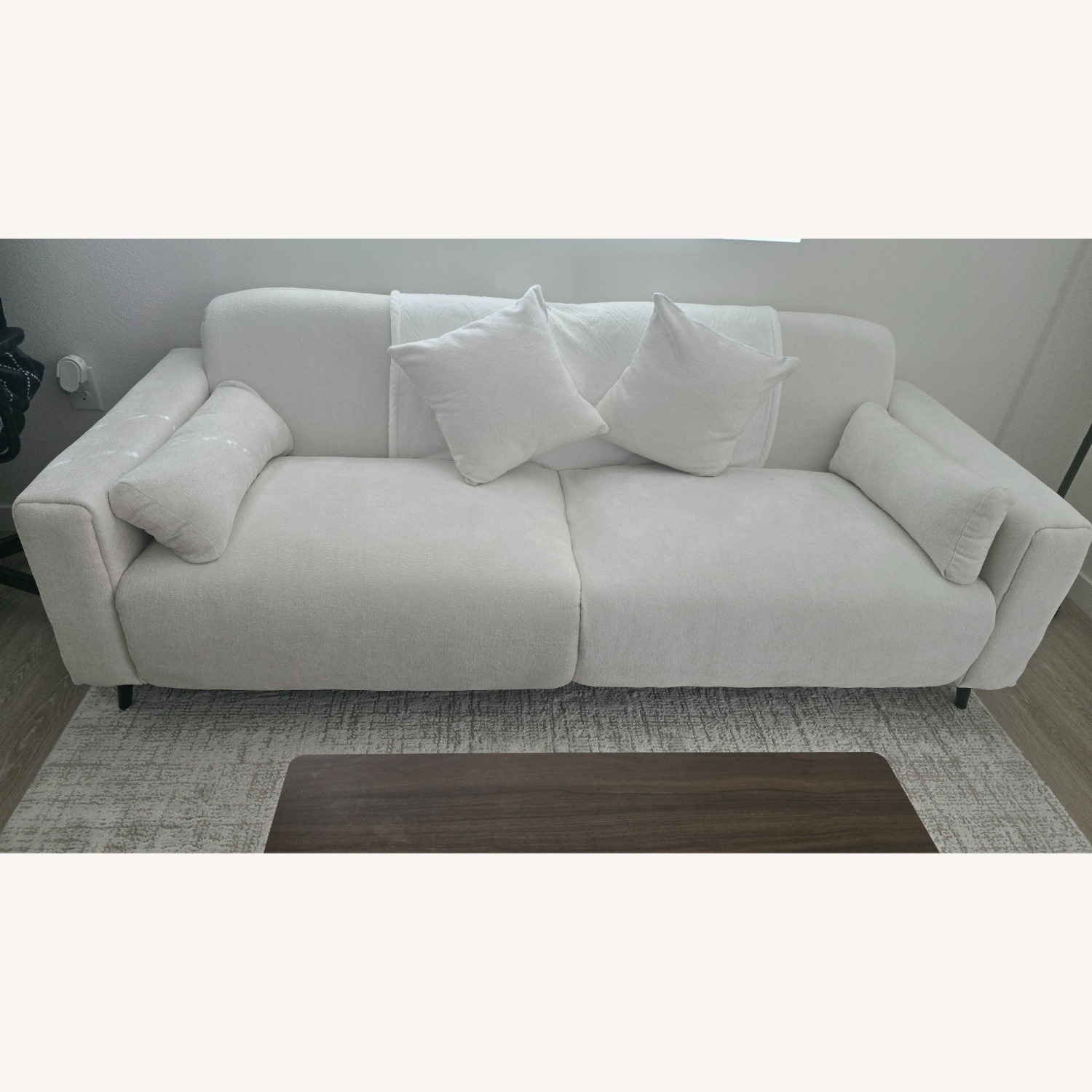 Walmart Natural Fabric 3+ Seater Sofa - image-1