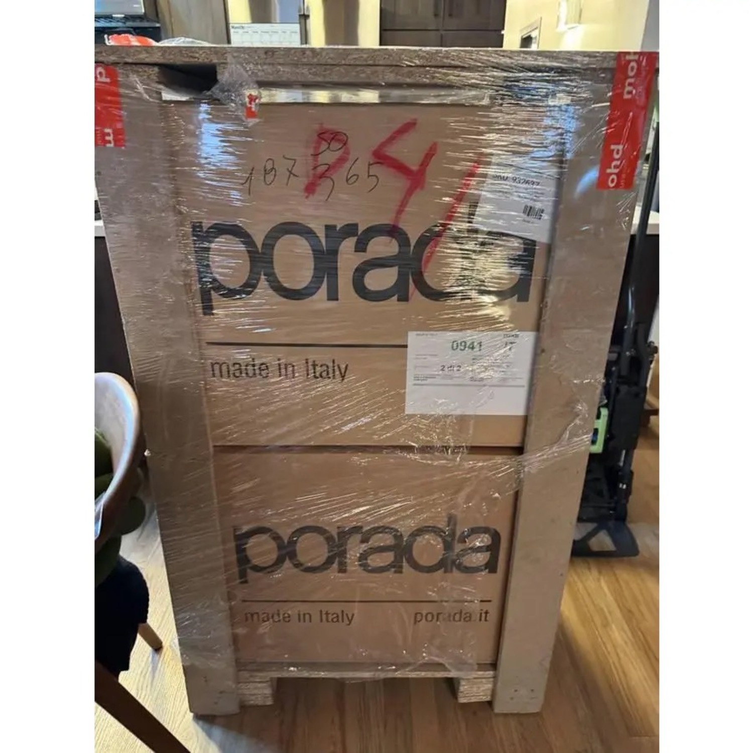 Pair of Porada Riga Nightstands in Walnut - image-4