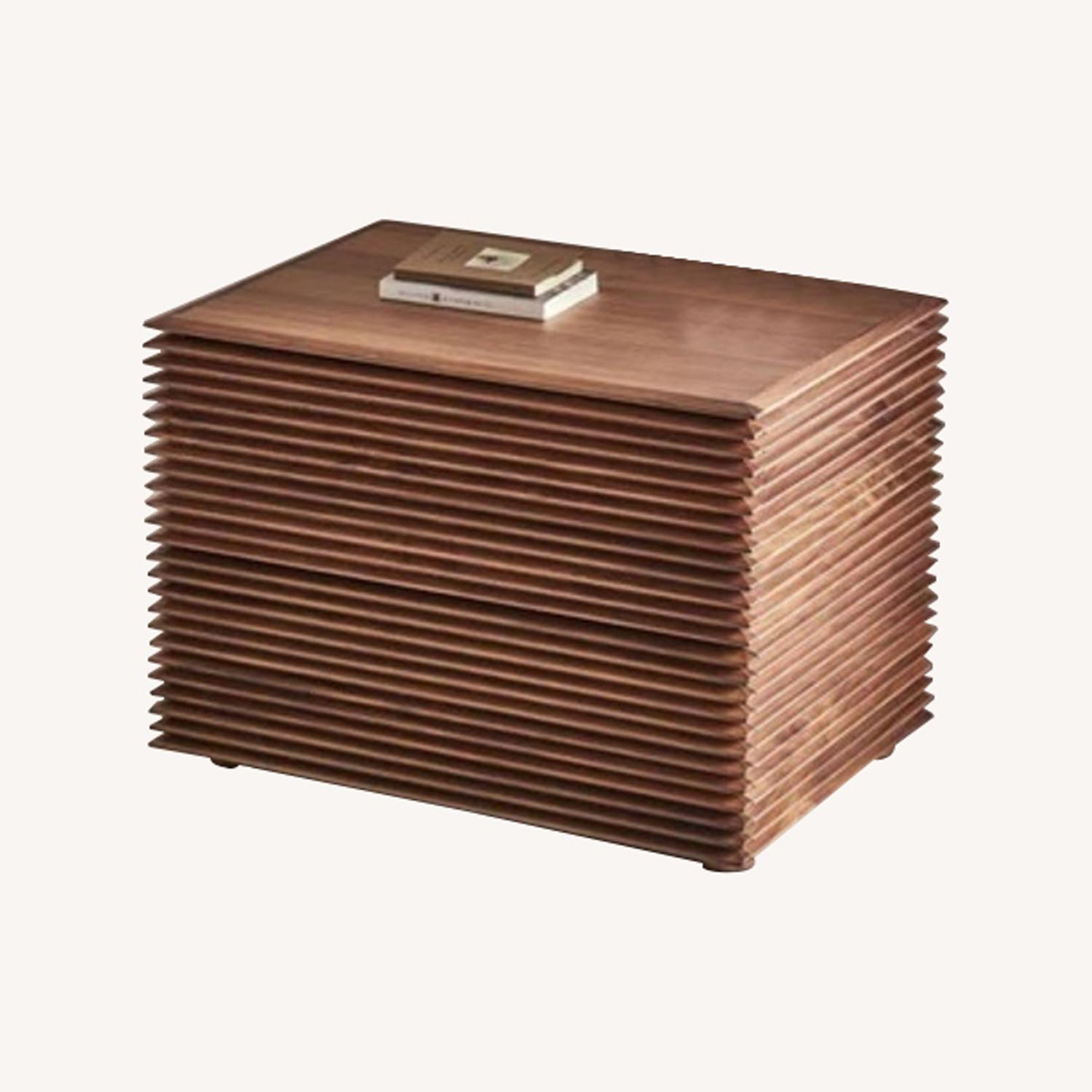 Pair of Porada Riga Nightstands in Walnut - image-0