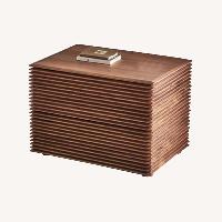 Pair of Porada Riga Nightstands in Walnut