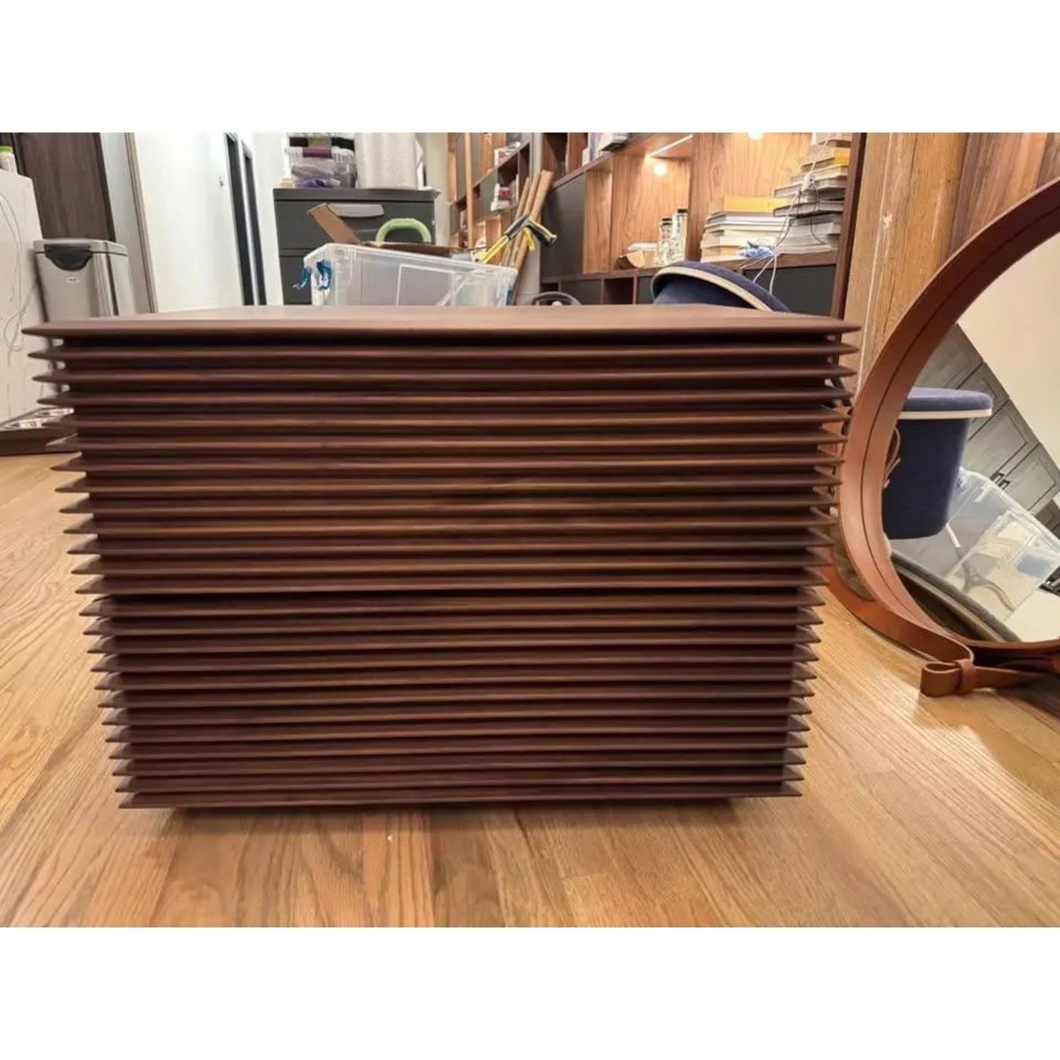 Pair of Porada Riga Nightstands in Walnut - image-5