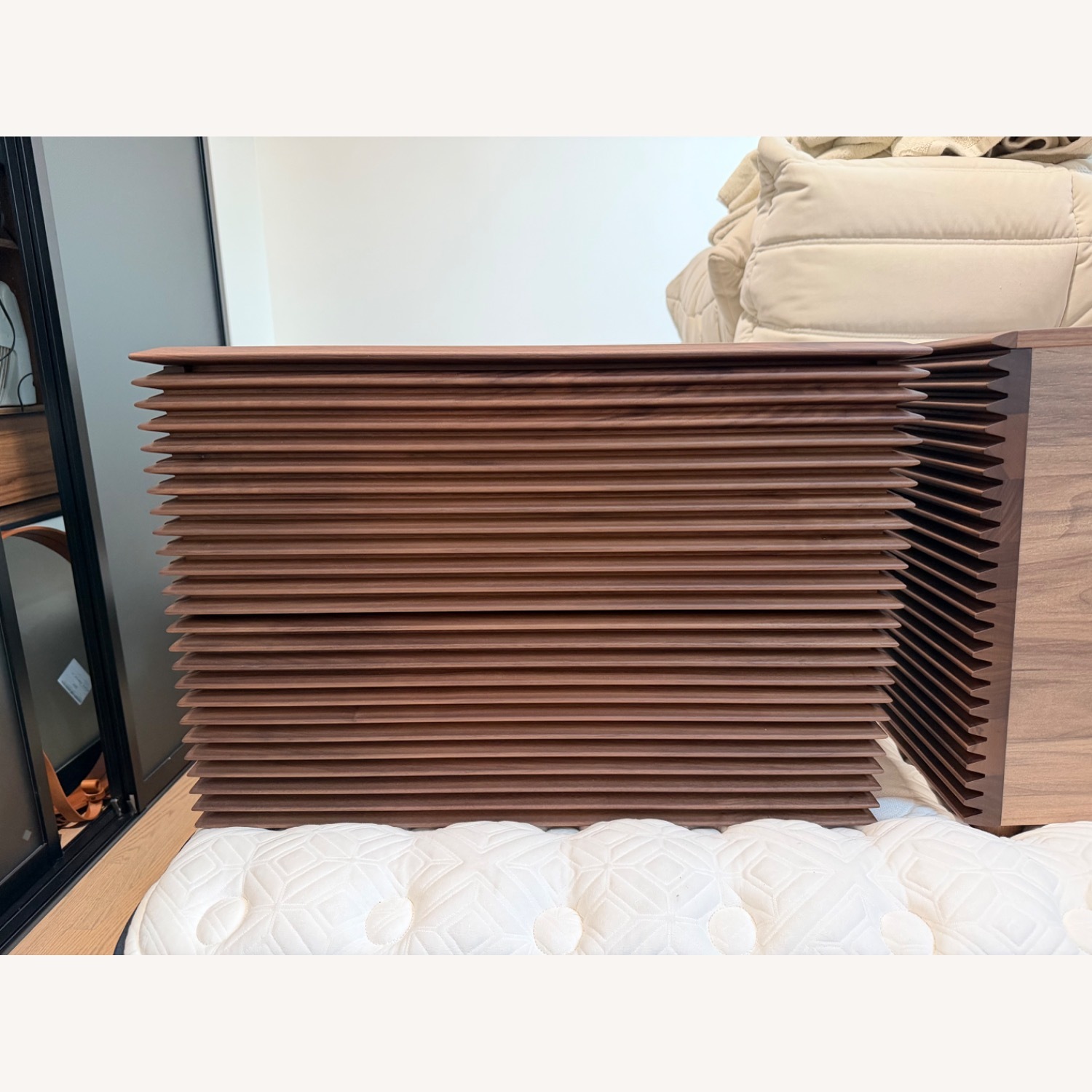 Pair of Porada Riga Nightstands in Walnut - image-8