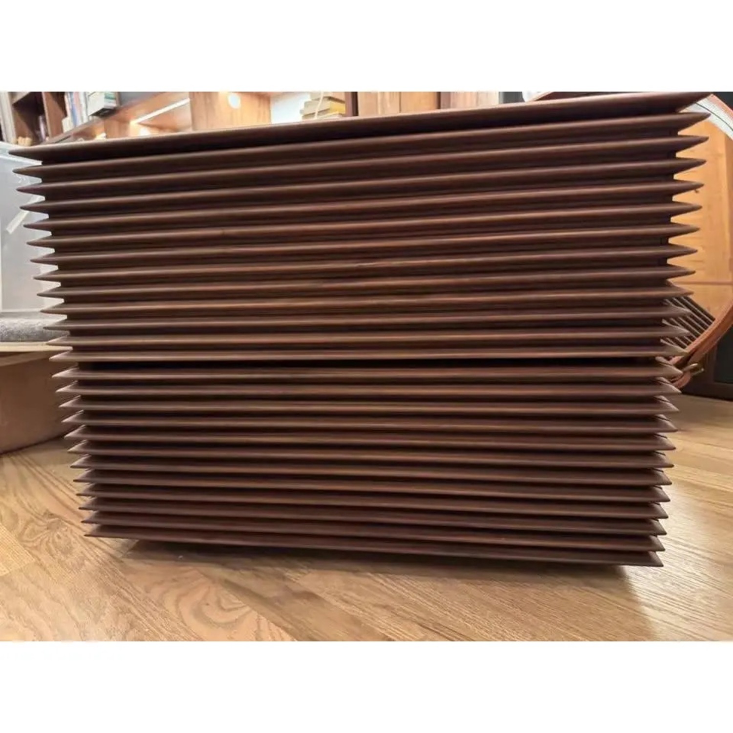 Pair of Porada Riga Nightstands in Walnut - image-6