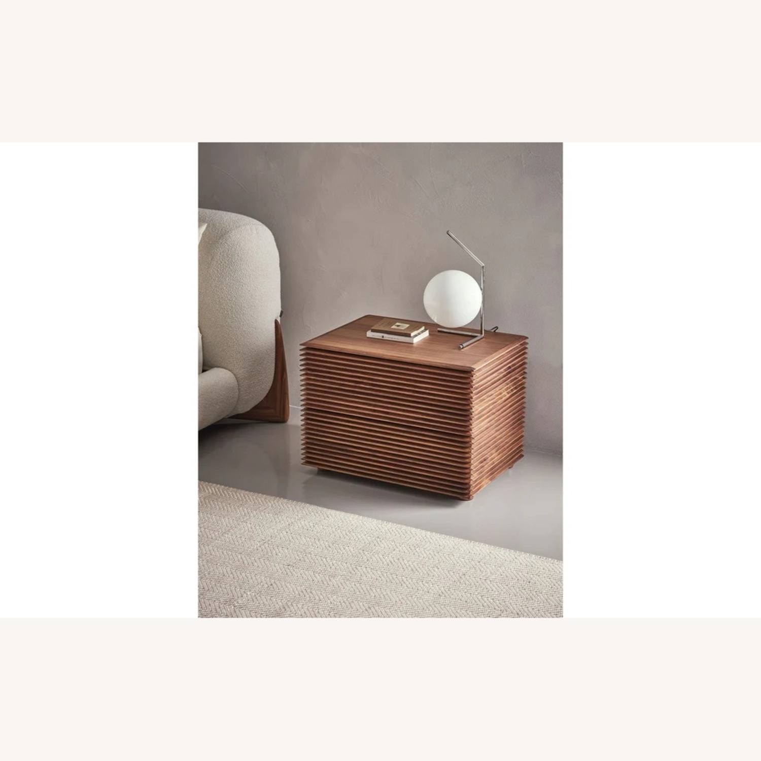 Pair of Porada Riga Nightstands in Walnut - image-10