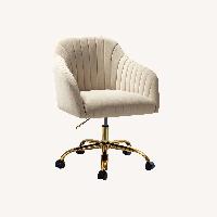 Etta Avenue Light Gray Fabric Office Chair