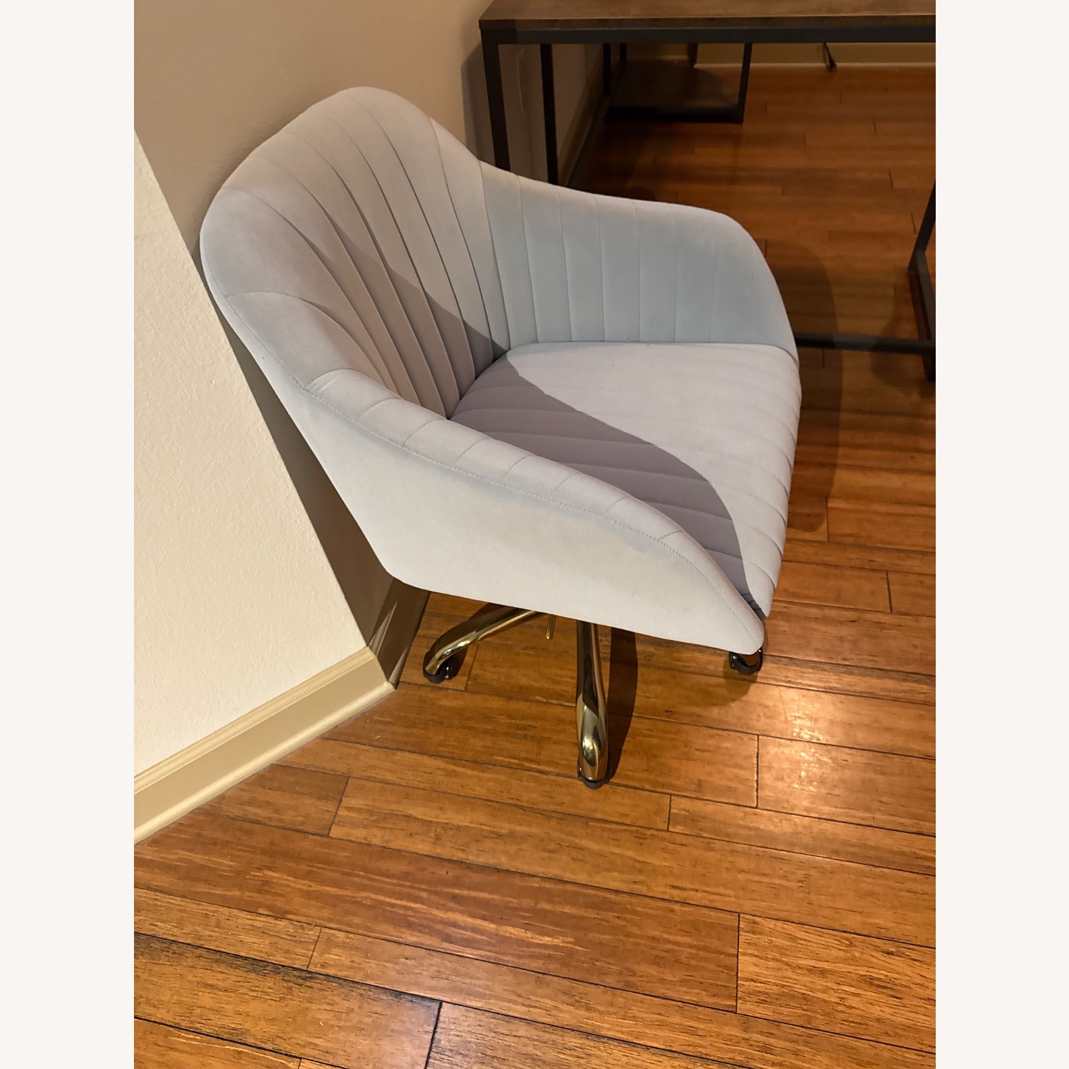 Etta Avenue Light Gray Fabric Office Chair - image-3