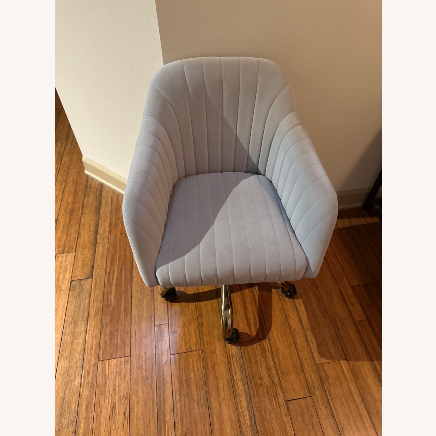 Etta Avenue Light Gray Fabric Office Chair - image-1