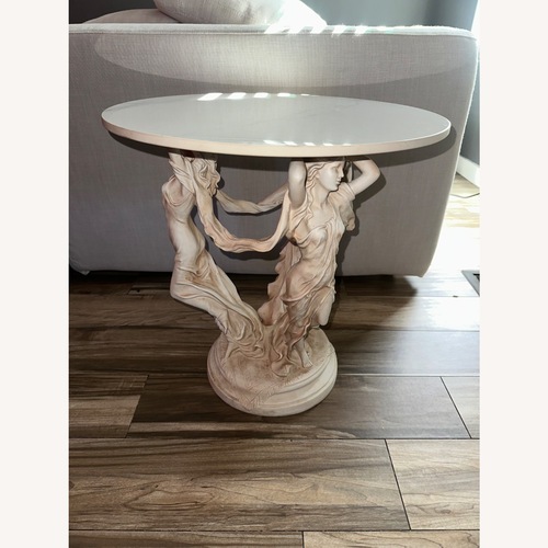 Used Toscano Designed The Muses Marble-Topped Table for sale on AptDeco