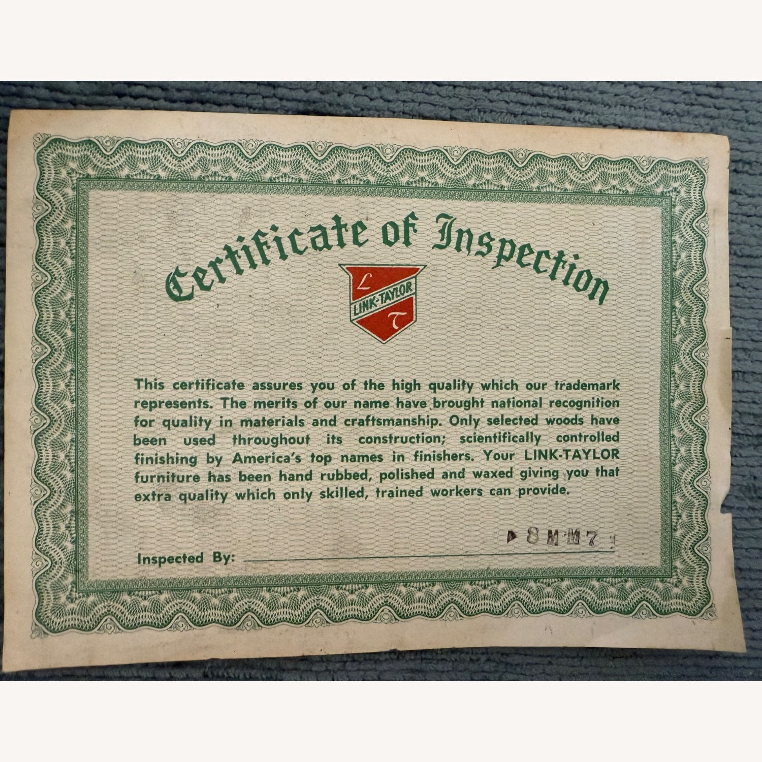 Vintage/Antique Mahogany Nightstand - image-4