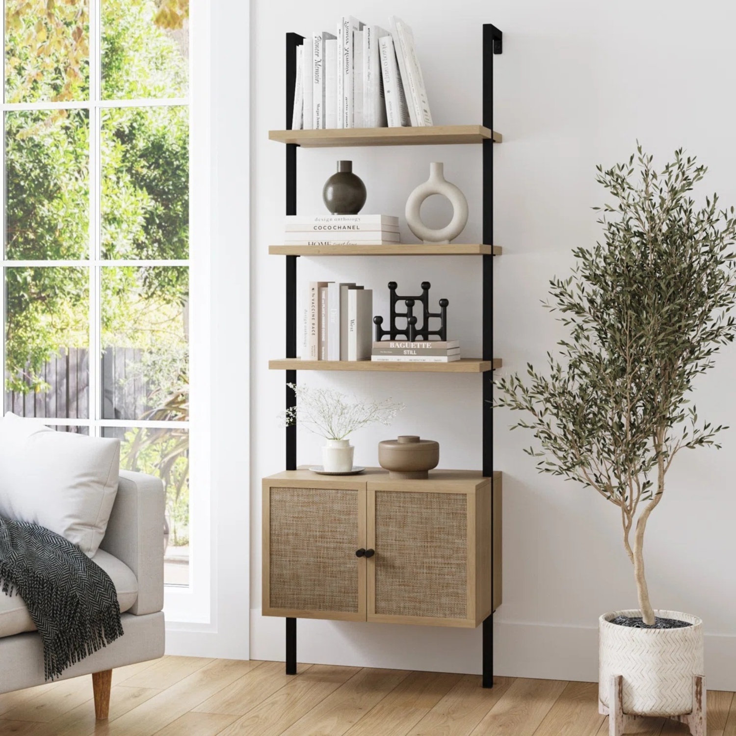 Theo Ladder Storage Bookcase - image-4