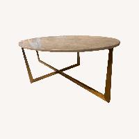 Oval Marble Coffee Table