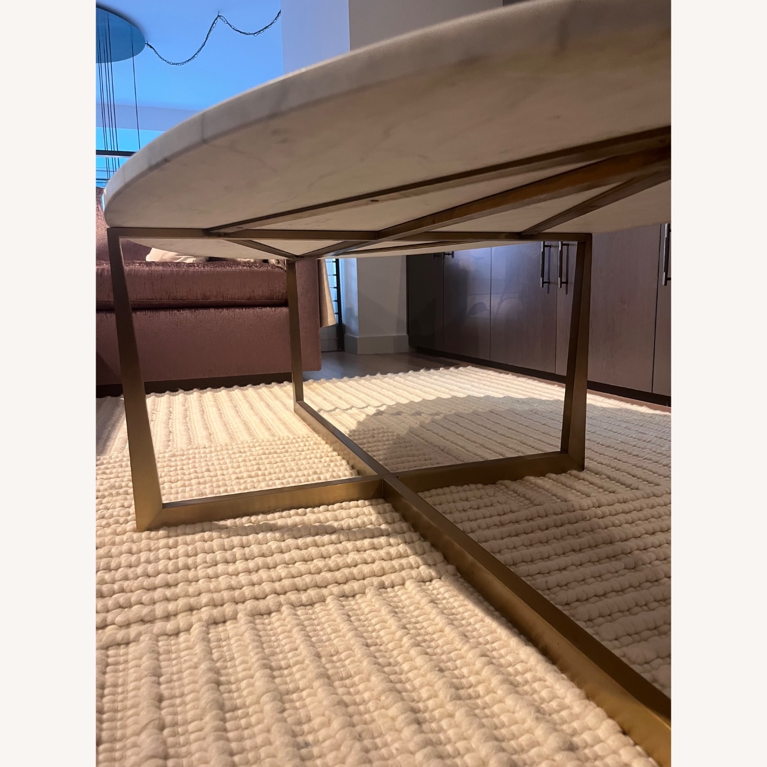 Oval Marble Coffee Table - image-3