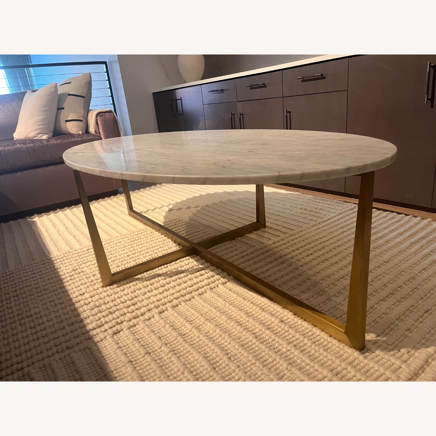 Oval Marble Coffee Table - image-4