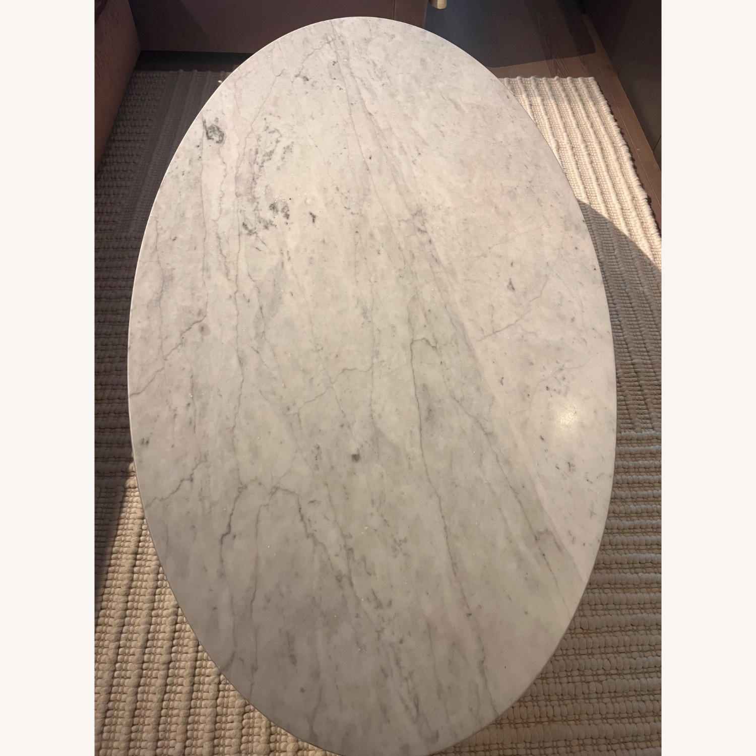 Oval Marble Coffee Table - image-2