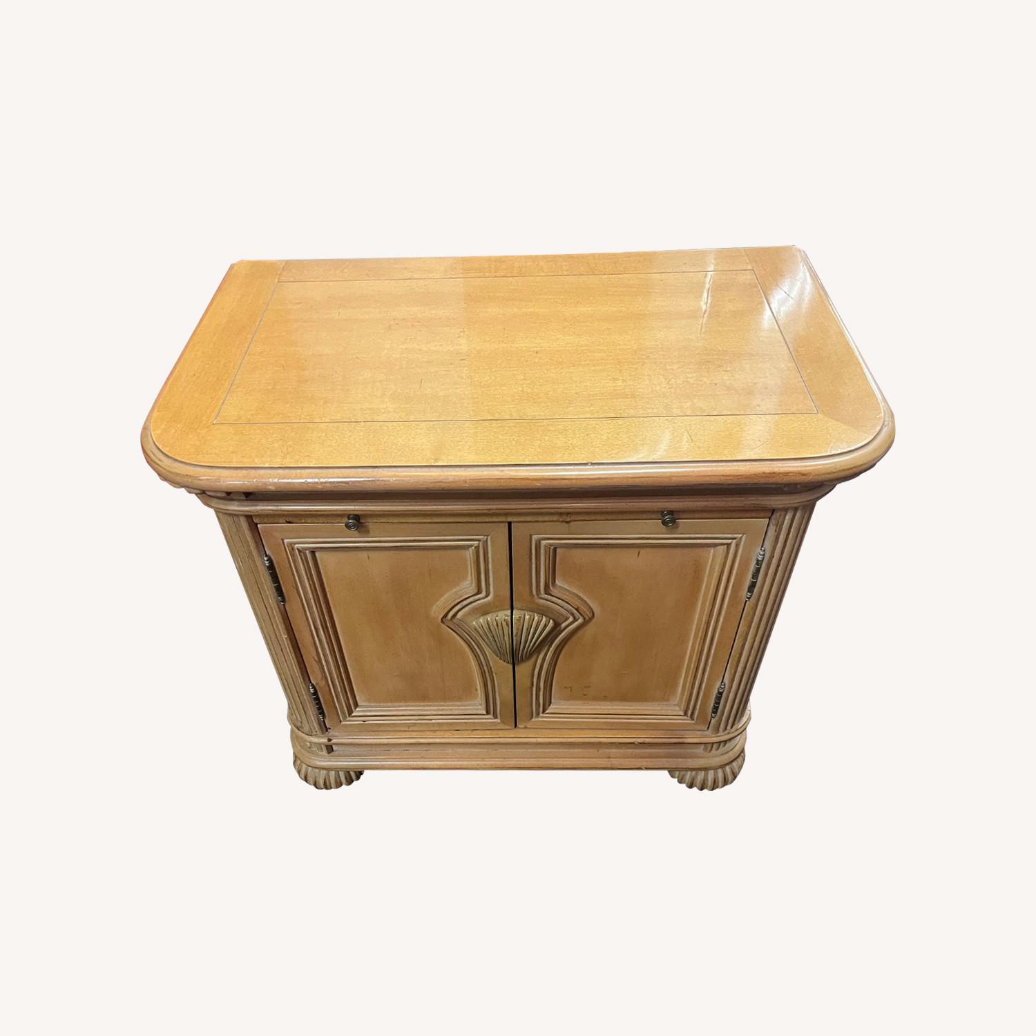 Bernhardt Natural Wood Side Tables - image-0