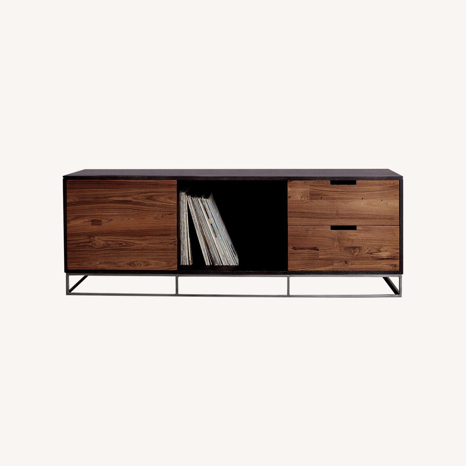 CB2 Congo Natural Wood Media Storage - image-0