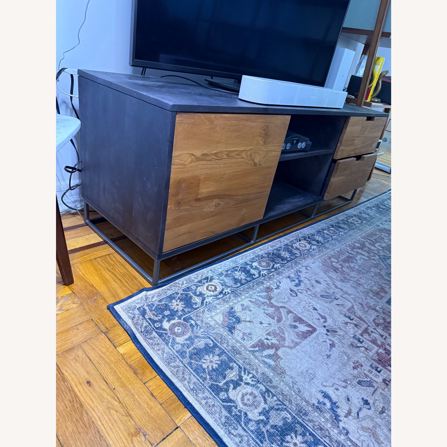 CB2 Congo Natural Wood Media Storage - image-2