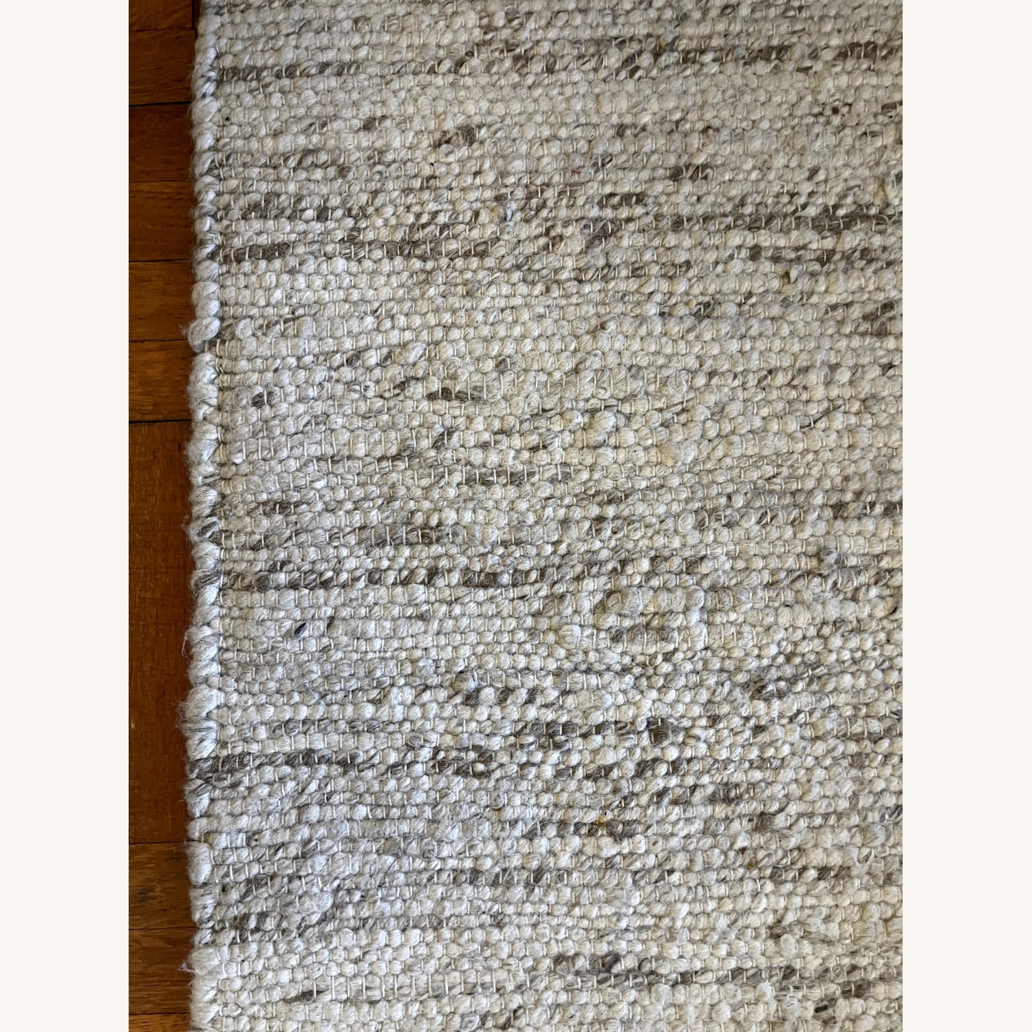 West Elm Natural Wool Area Rug 5' x 8' - image-2