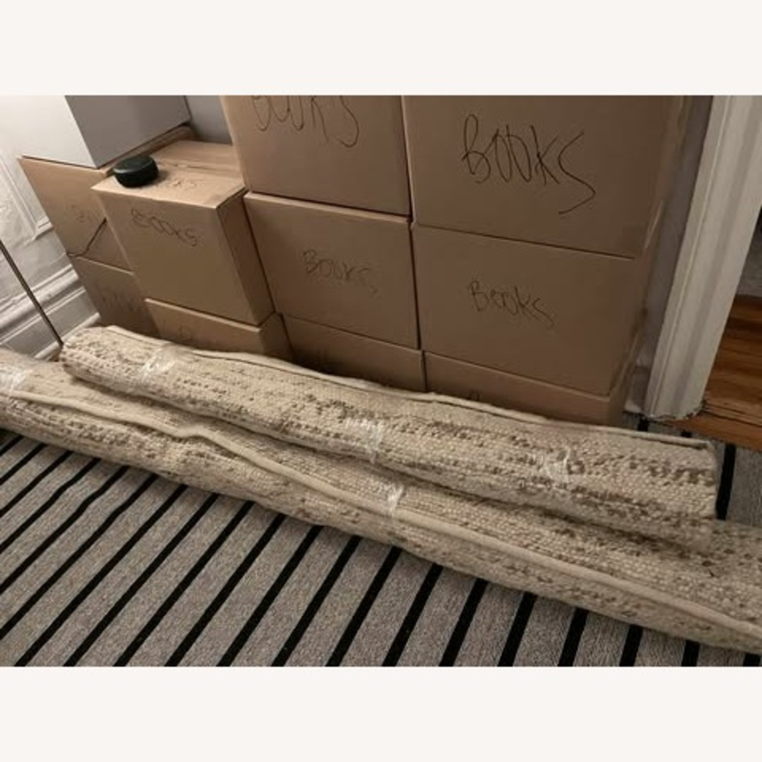 West Elm Natural Wool Area Rug 5' x 8' - image-7