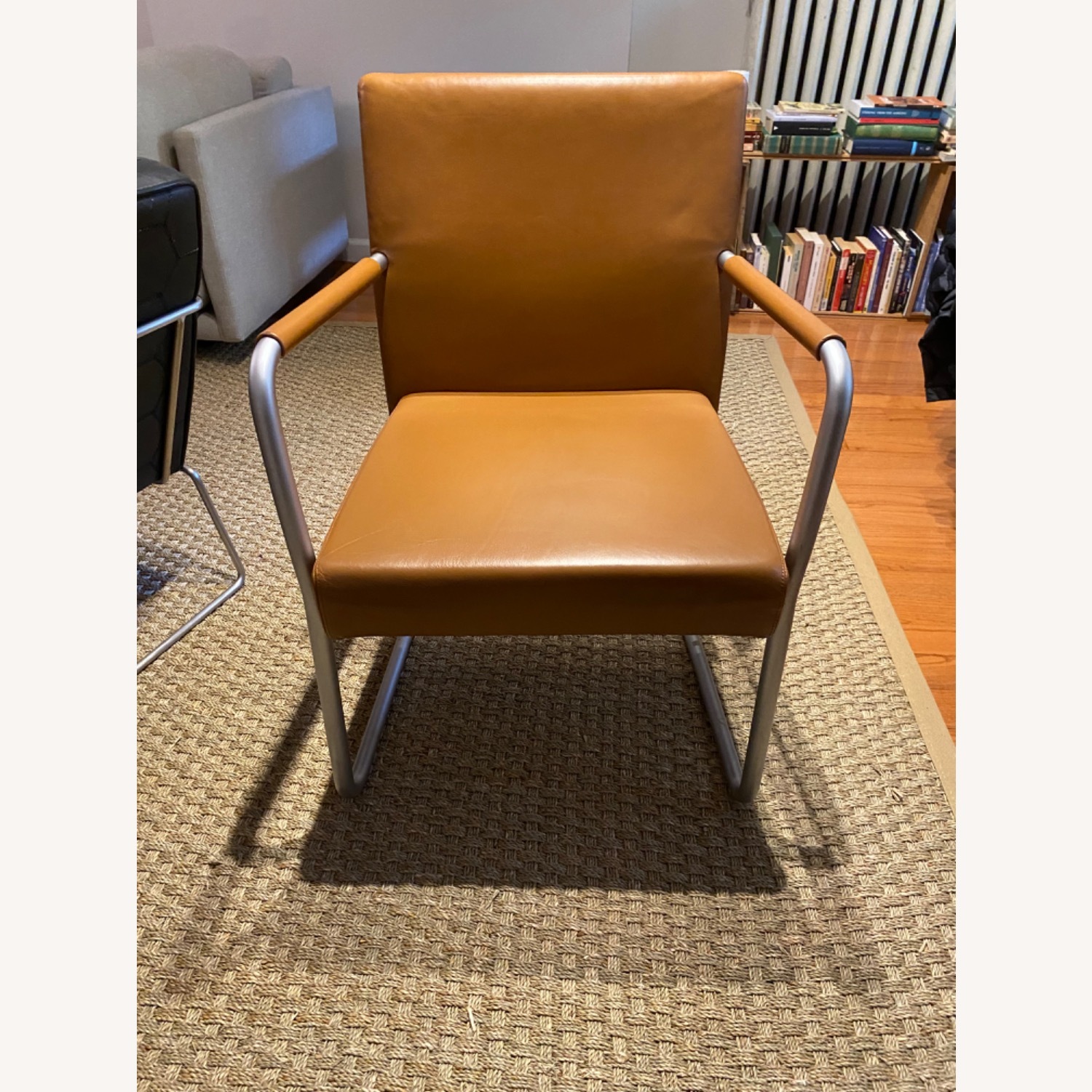 Faux Leather Industrial-Style Chair - image-1