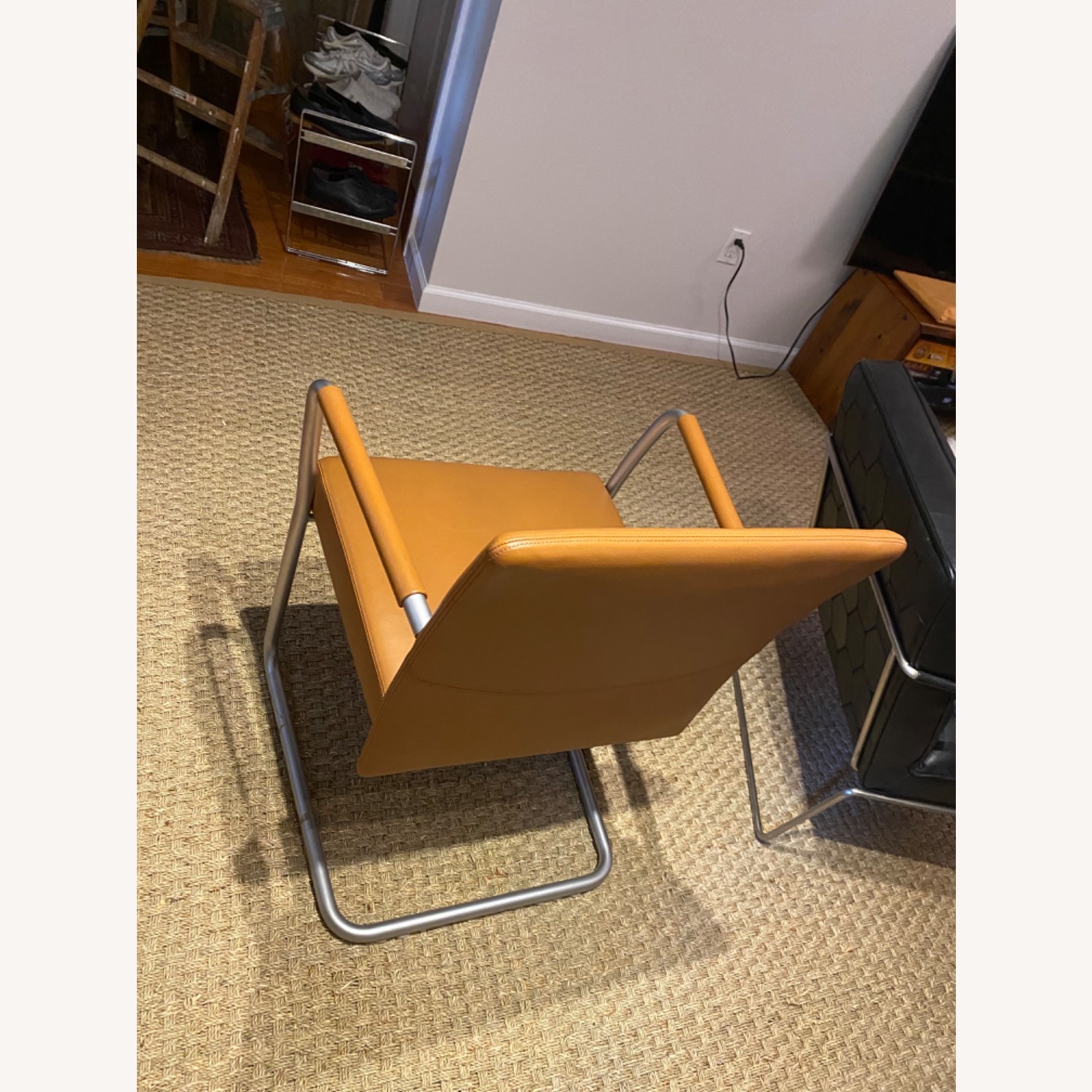 Faux Leather Industrial-Style Chair - image-5