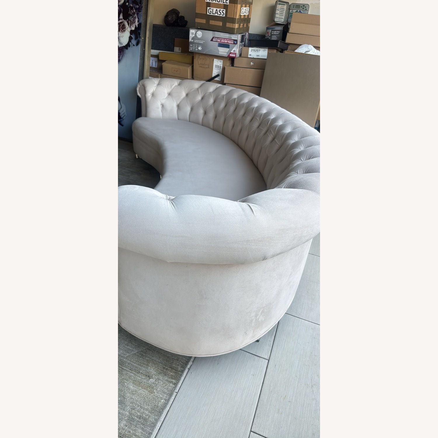 Rebecca Mirror Luxury Sofa - image-2