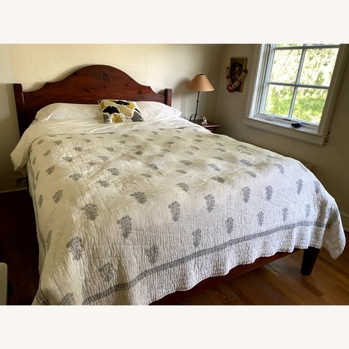 Used Pine Lodge Chestnut Queen Bed for sale on AptDeco