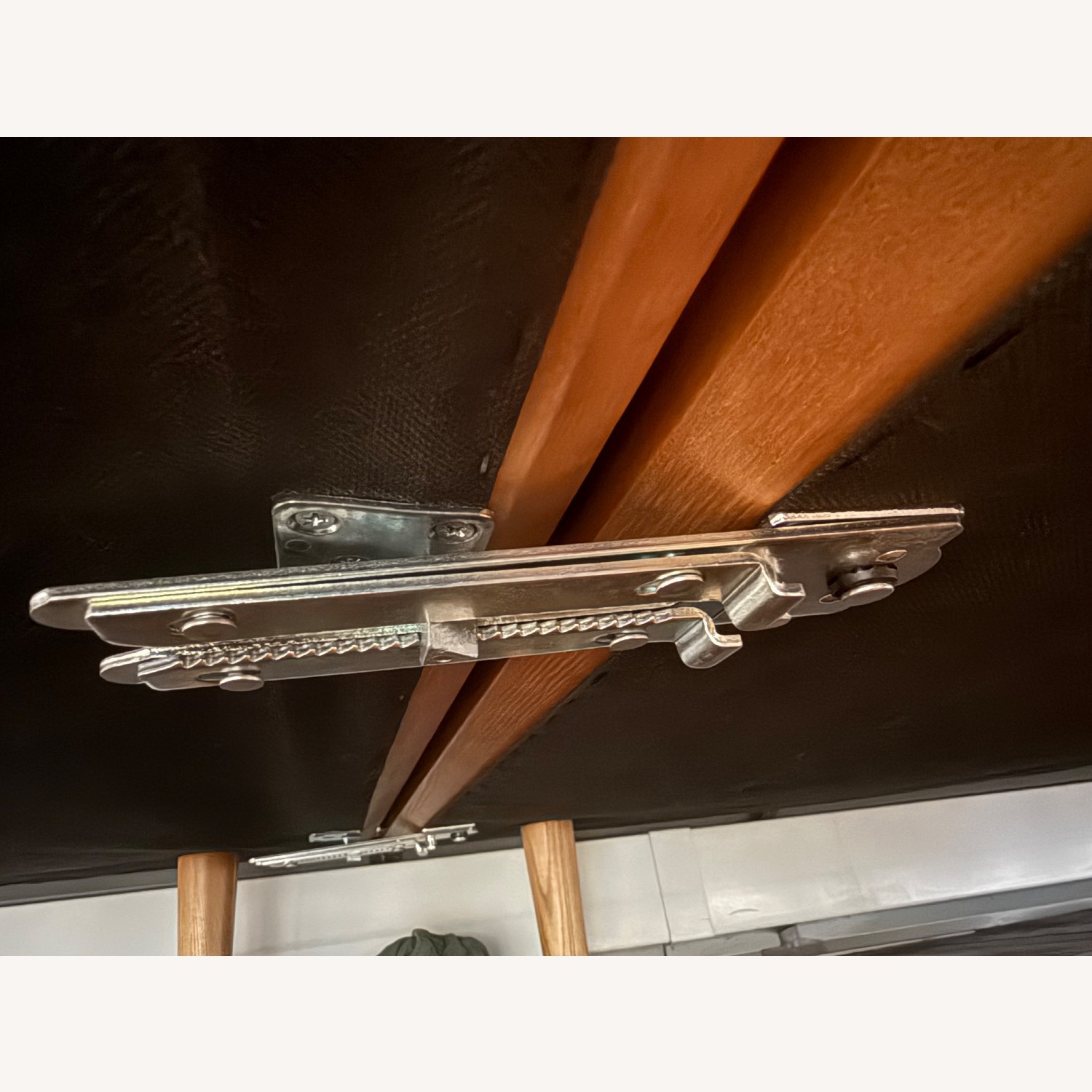 West Elm Light Gray Performance Linen Sectional - image-7