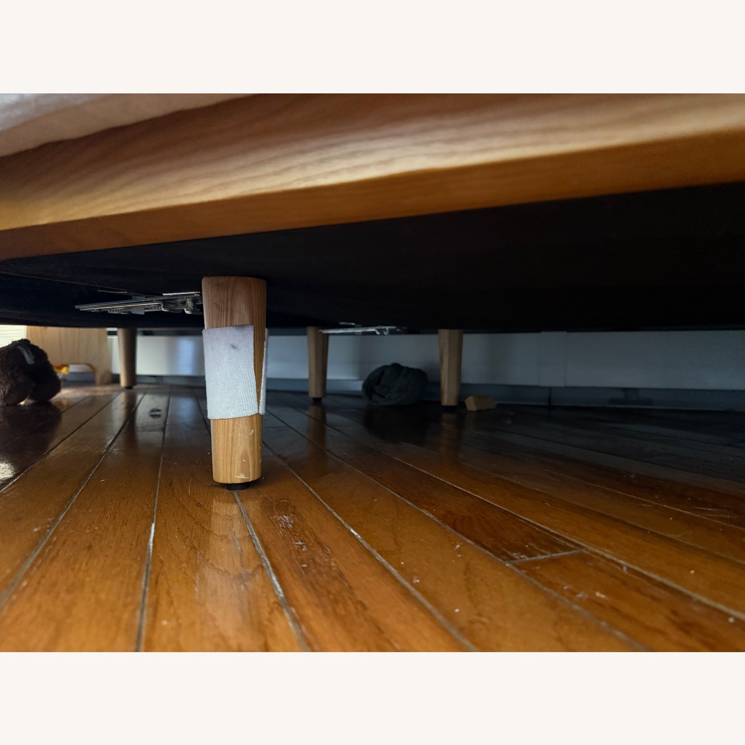 West Elm Light Gray Performance Linen Sectional - image-6