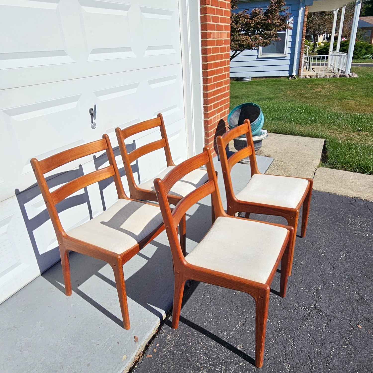 Modern Teak Dining Chairs - image-2