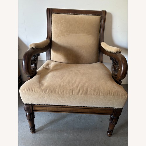 Used Century Furniture Light Brown Armchair for sale on AptDeco