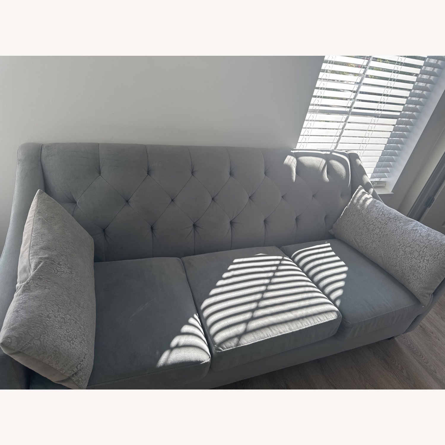 Macy’s Light Gray Couch - image-3