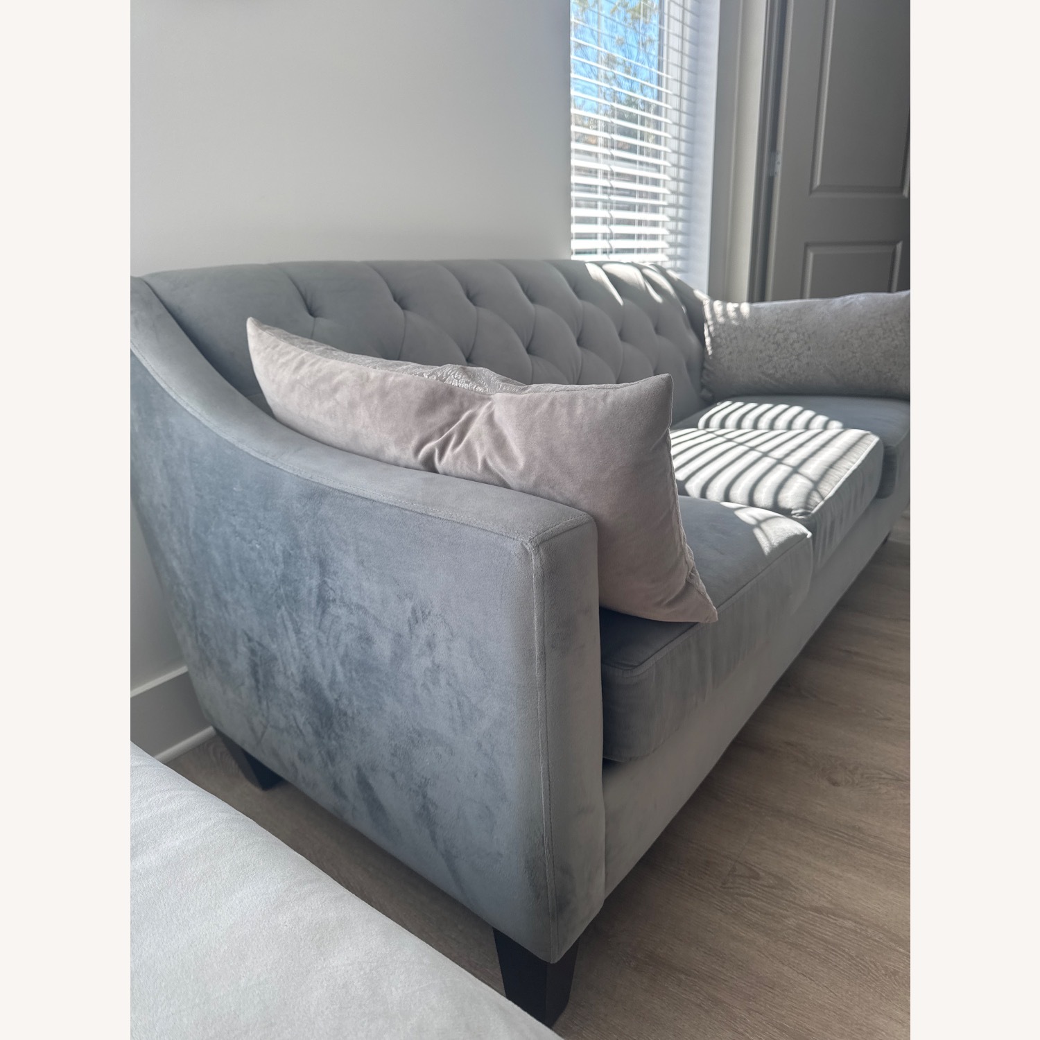 Macy’s Light Gray Couch - image-2
