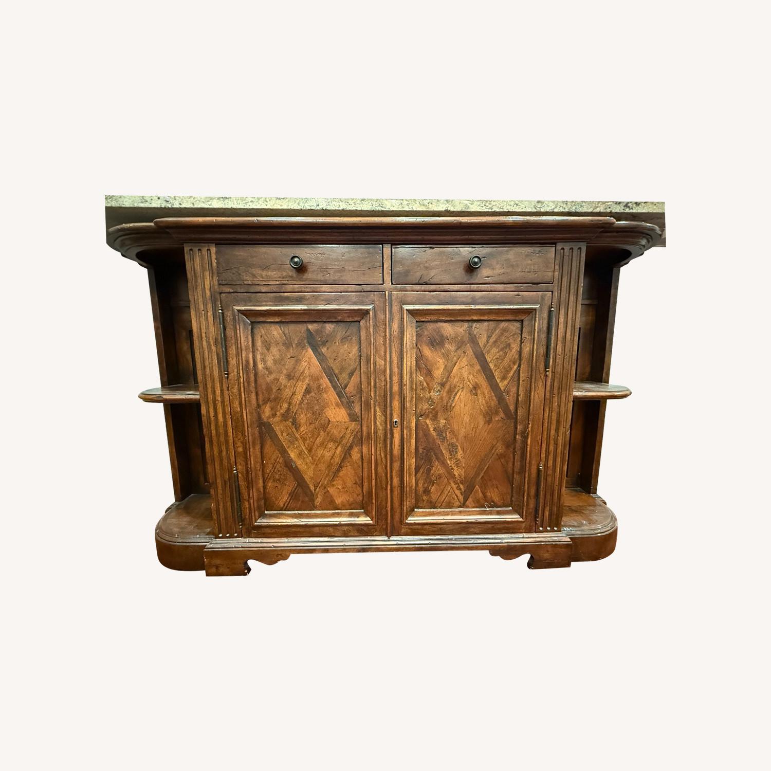 Theodore Alexander Wood Sideboard / Bar - image-0