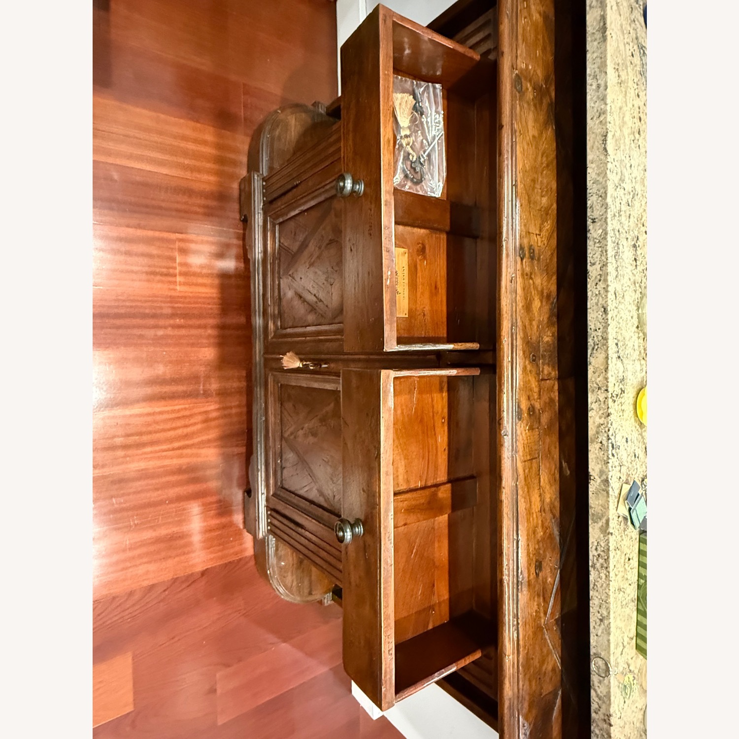 Theodore Alexander Wood Sideboard / Bar - image-4