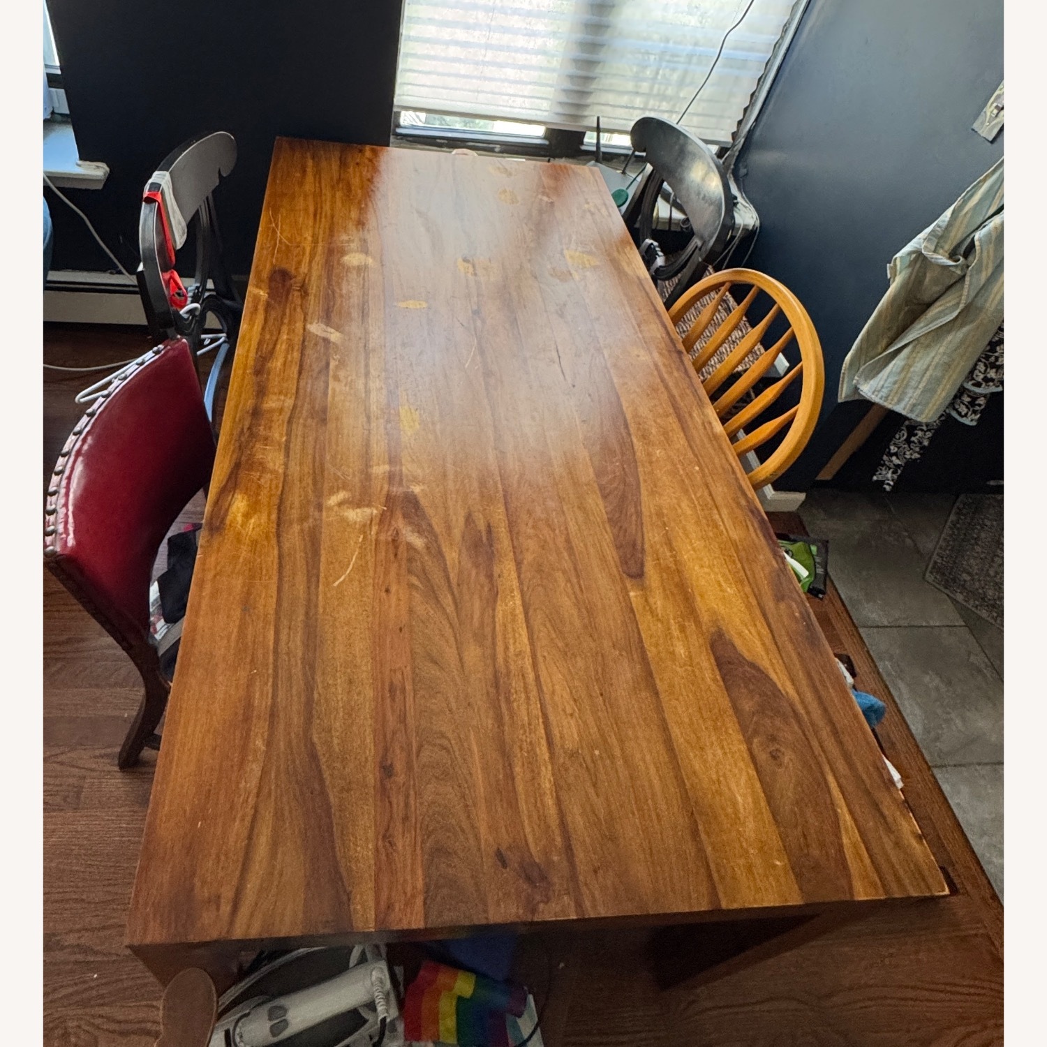 Natural Wood Dining Table - image-1