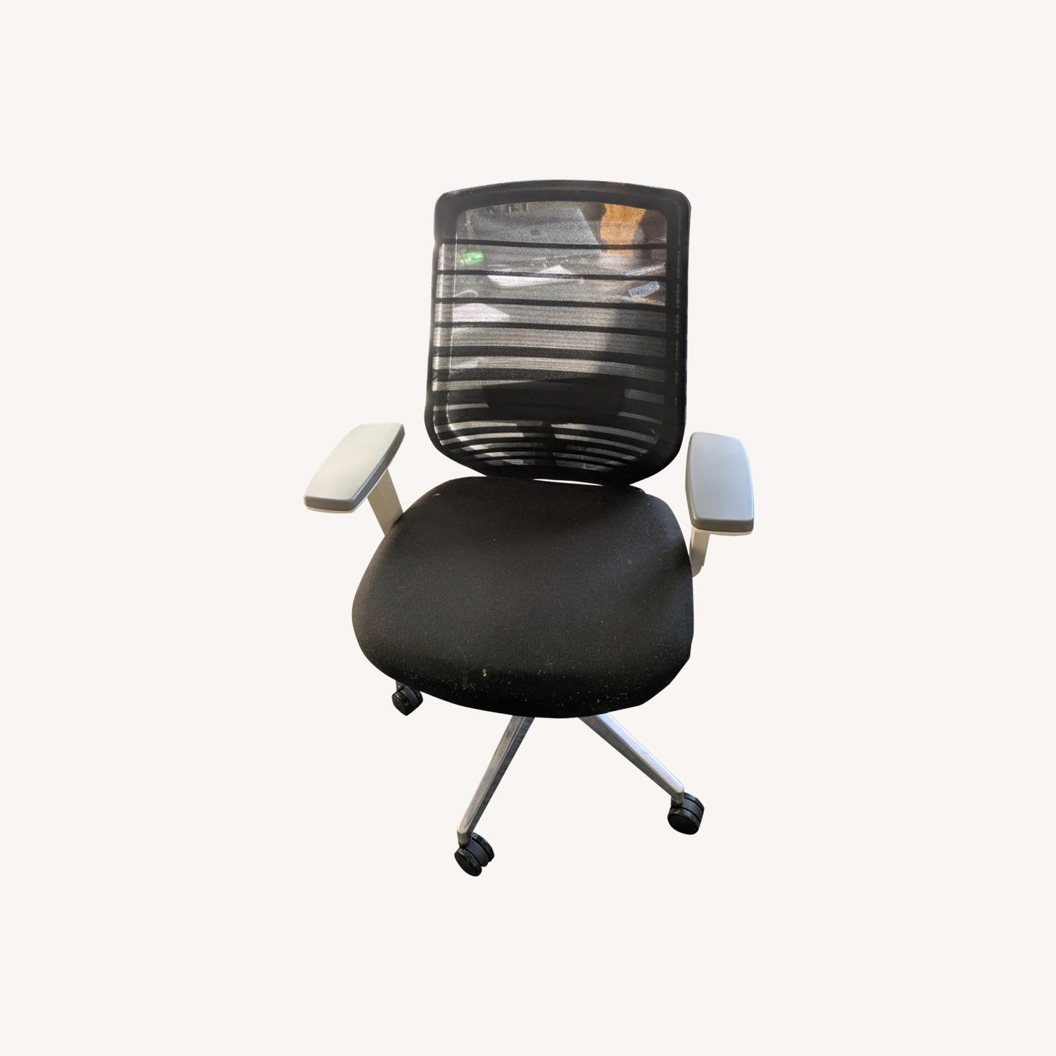 Branch White Office Chair - image-0