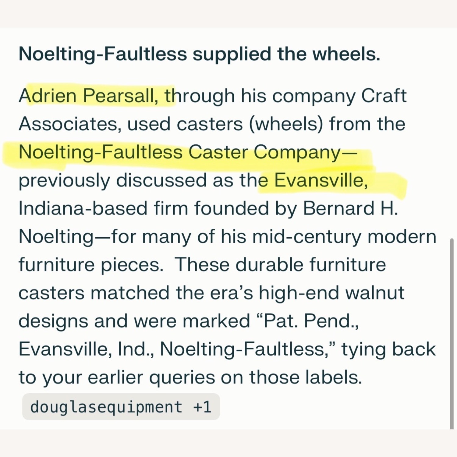 Adrian Pearsall Havana Round Chair - image-9