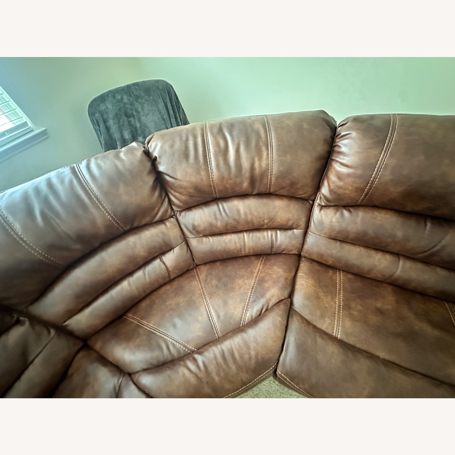 Rooms 2 Go Leather Sectional - image-7
