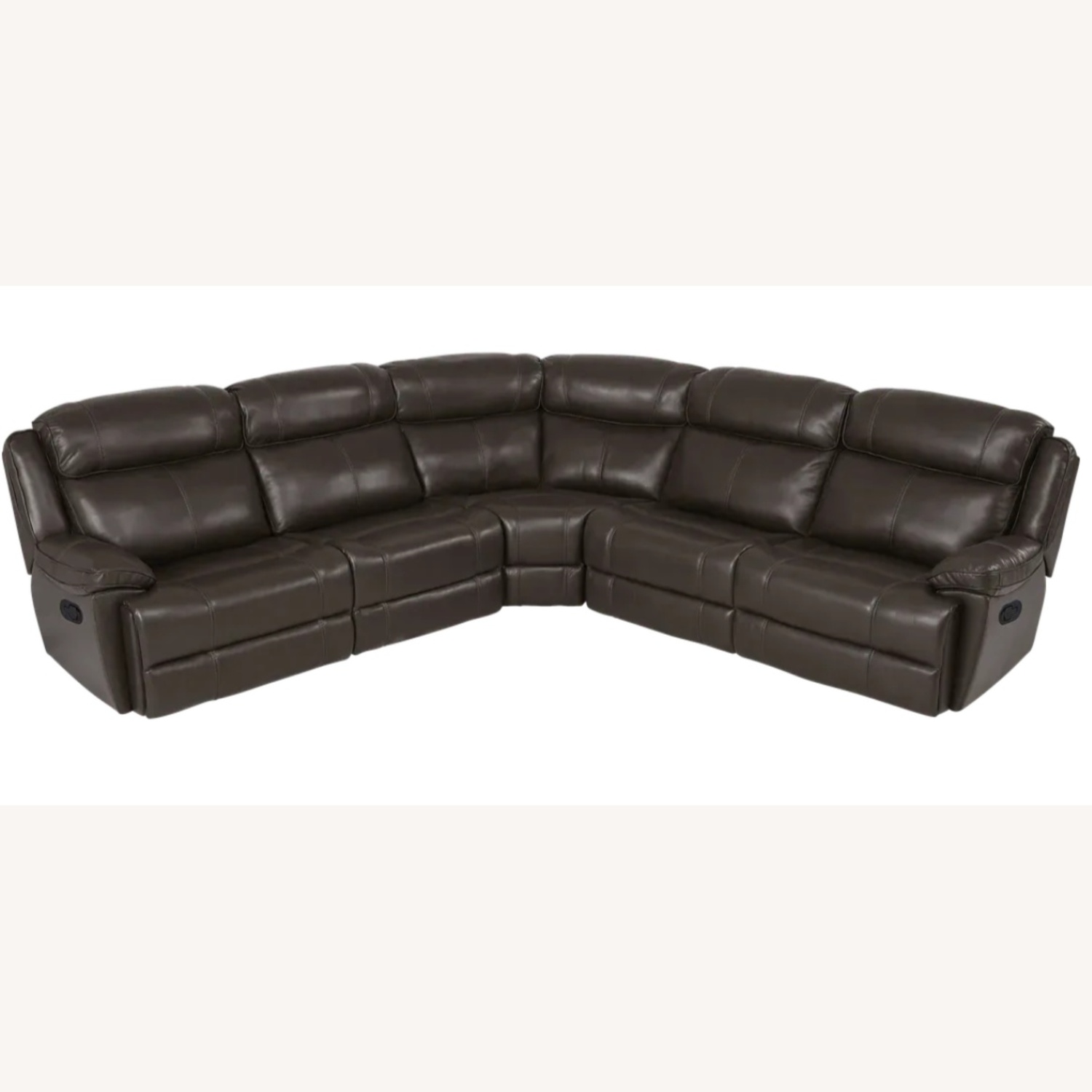 Rooms 2 Go Leather Sectional - image-0