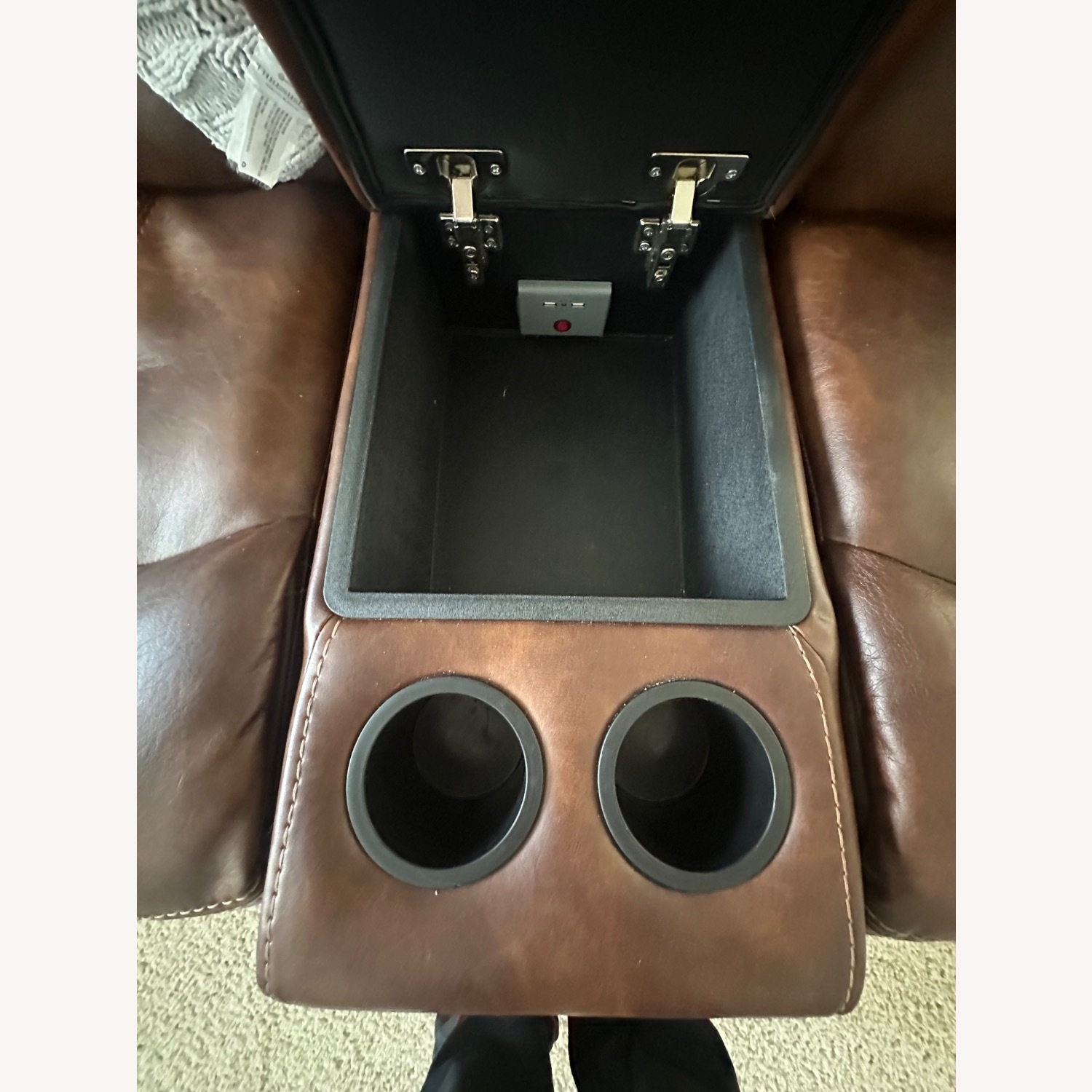 Rooms 2 Go Leather Sectional - image-4