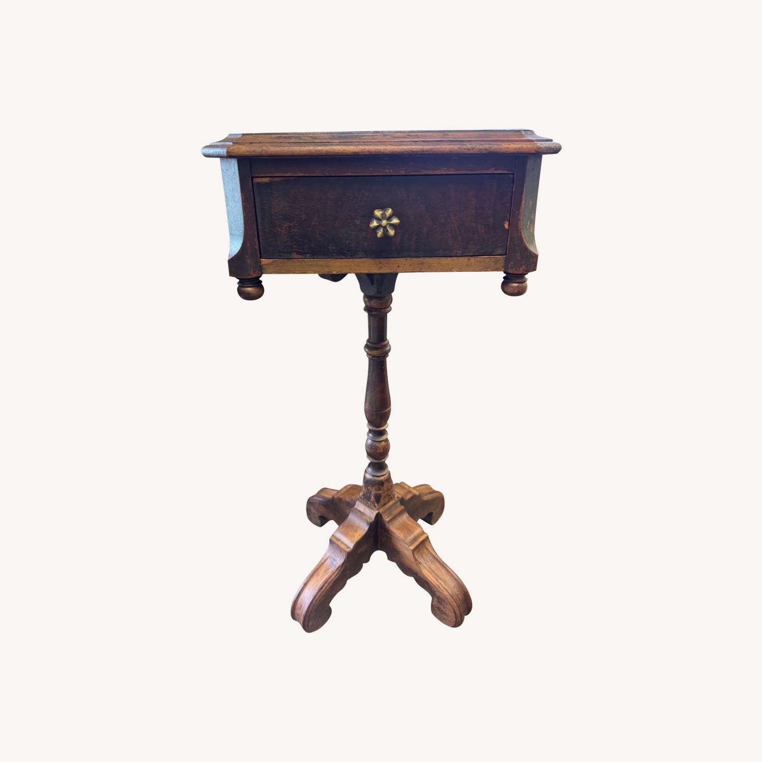 John Widdicomb Dark Brown Wood Side Table - image-5