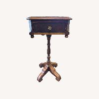 John Widdicomb Dark Brown Wood Side Table